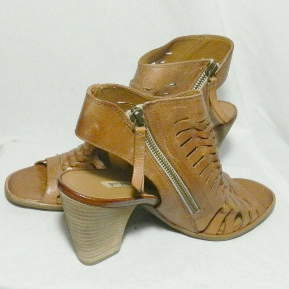 Paul Green $365 Rosa Cuoio Leather Side Zip Up 9.5 - Picture 4 of 8